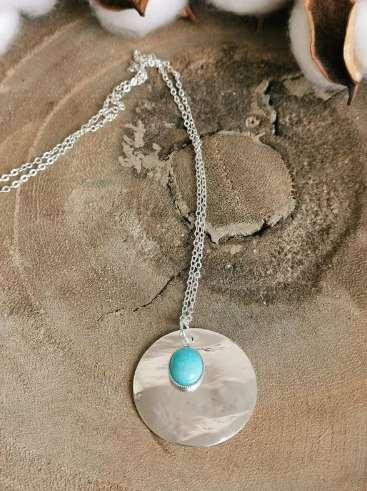 Collier Reflets d’Azur Clair