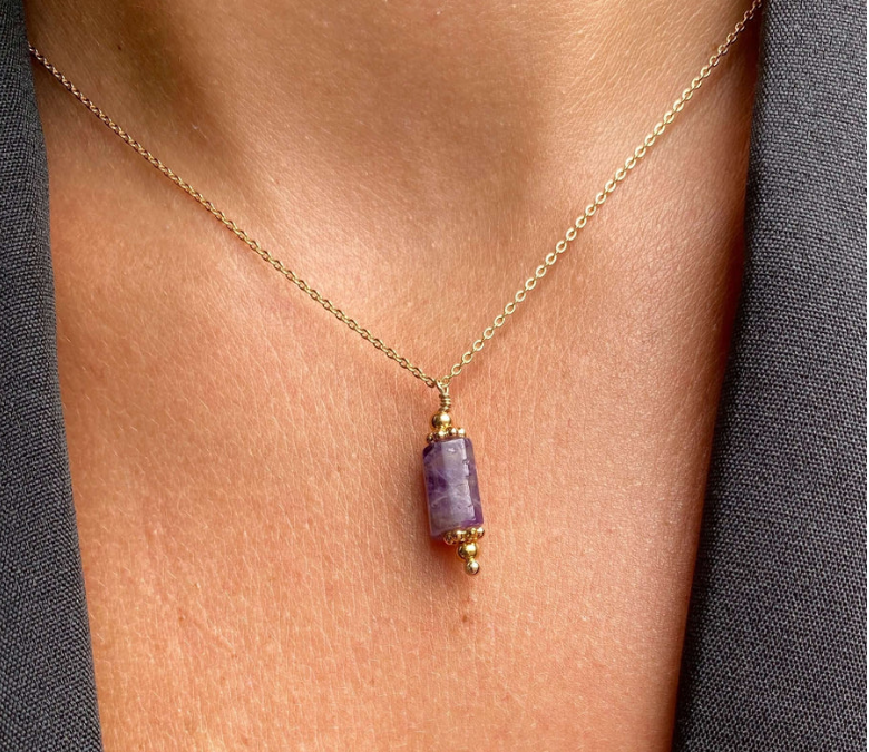 Collier Levigata Amethyste