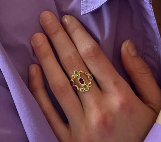 Bague Couronne Précieuse