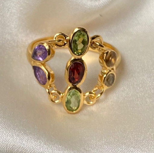 Bague Couronne Précieuse