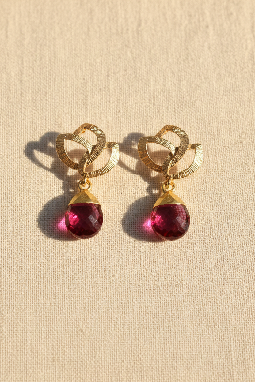 Boucles Victoria Tourmaline - Flat lay