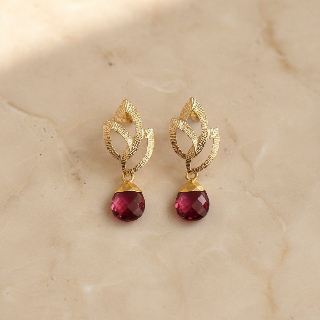 Boucles Victoria Tourmaline - Studio