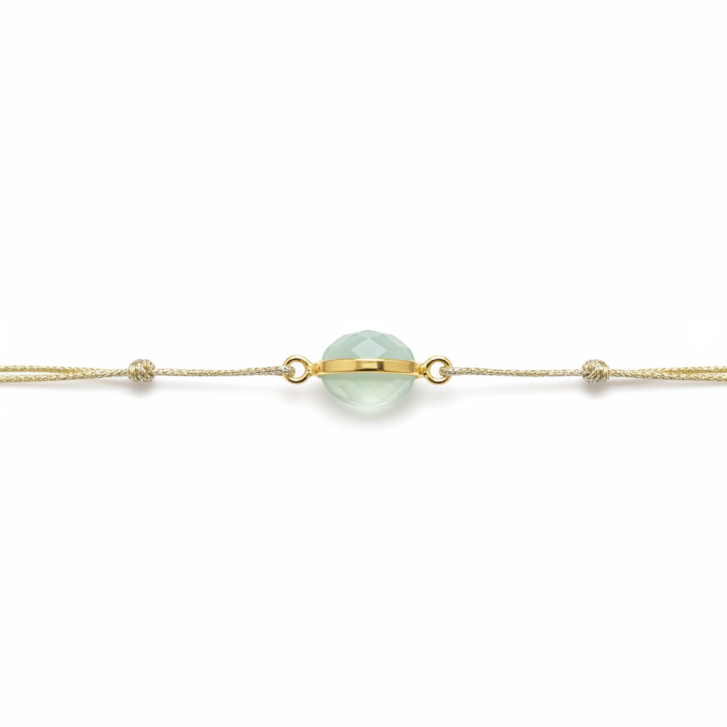 Bracelet Petra Préhnite - variation - Eleganza Paris