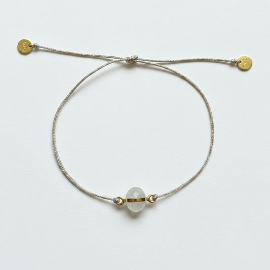 BRACELET MARTIA LABRADORITE BLANCHE